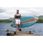 Bestway Φουσκωτή Σανίδα SUP / Kayak με Μήκος 3.35m Τιρκουάζ 6532E